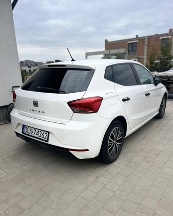 Seat Ibiza cena 33500 przebieg: 111000, rok produkcji 2018 z Oława małe 154